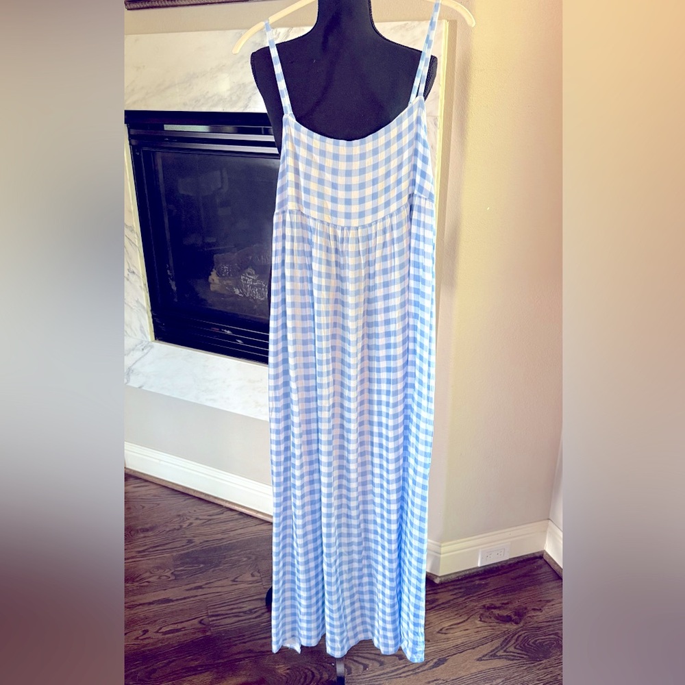 Gingham Maxi Dress